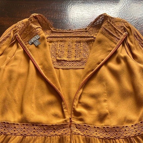 Point Sur Lacey Top Marled Mushroom Gold Size 10 - Picture 6 of 16